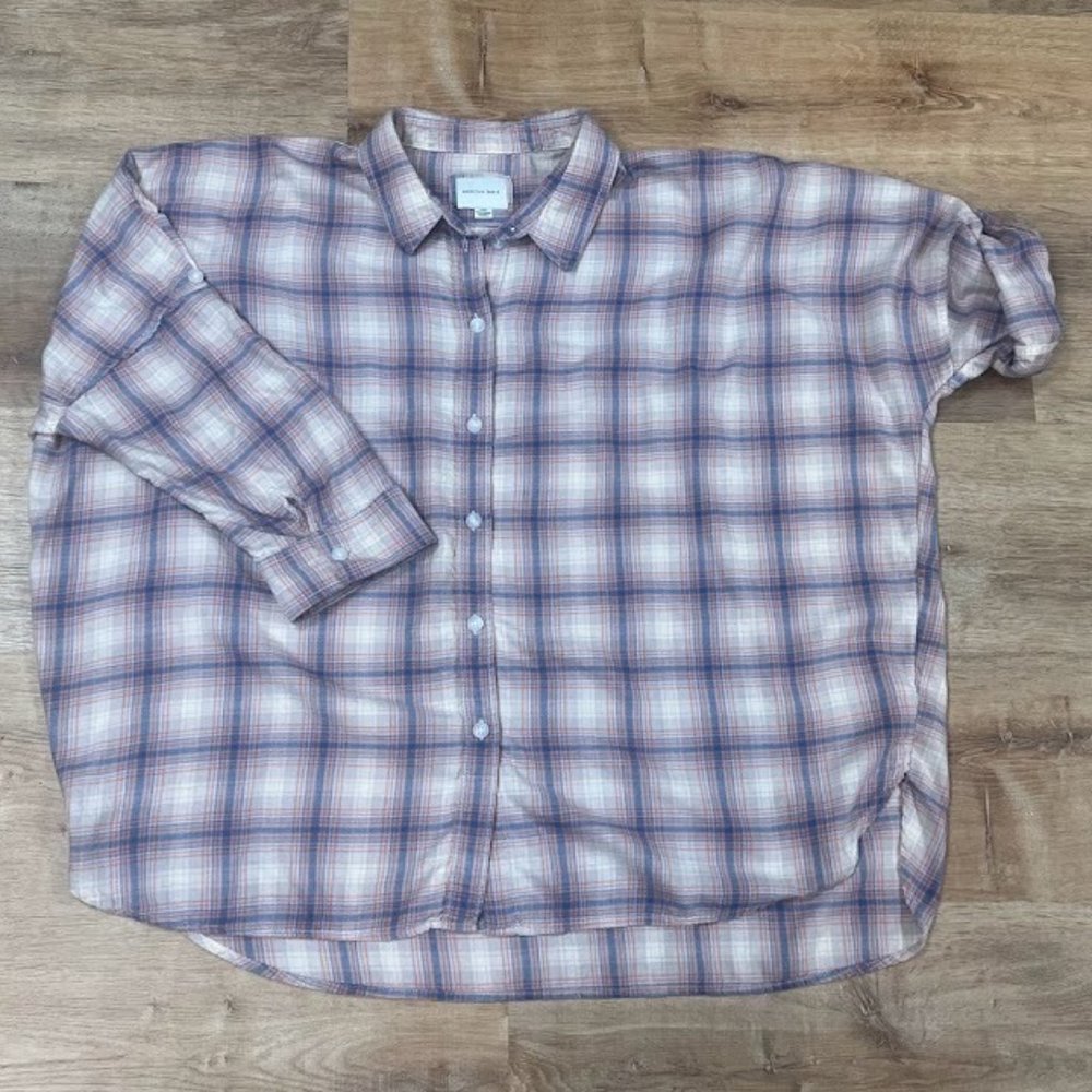 American Eagle Oversized Button Down Shirt